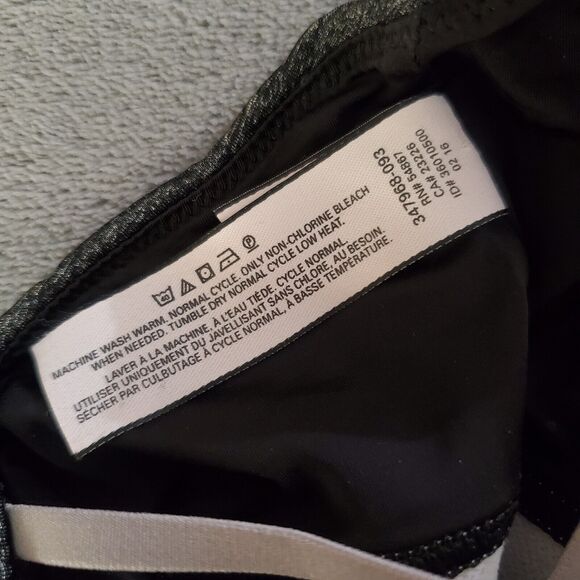 Victorias Secrets Gray Bralette Sports Bra Ombre Trim Criss-Cross Straps Large L - Picture 5 of 10